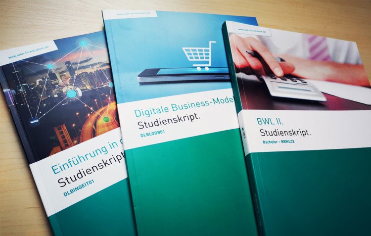 Skripte der IUBH, altes Design