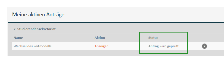 Wechsel des Zeitmodells wird überprüft