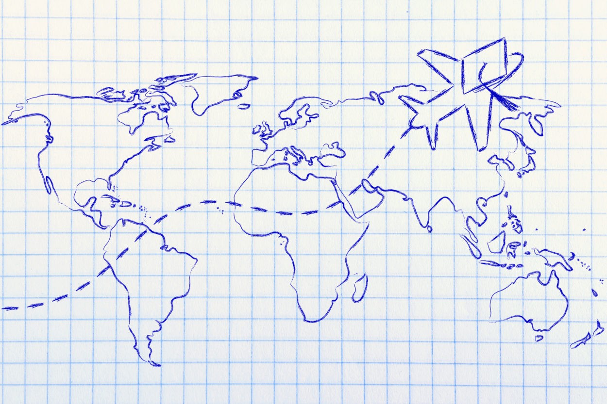 Studieren im Ausland, Weltkarte