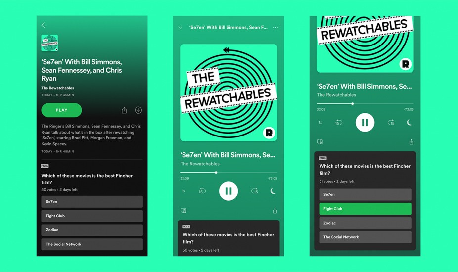 Spotify Umfragen bei Podcasts