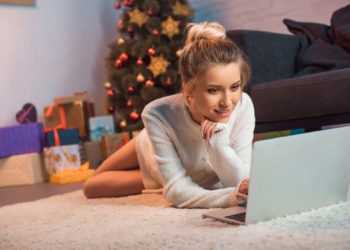 Onlineshopping an Weihnachten