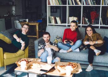 Studenten wohnen gemeinsam