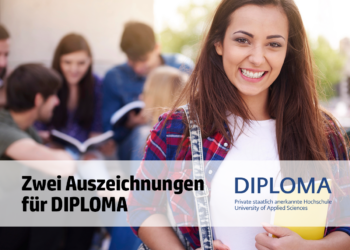 Studentin DIPLOMA, Hochschule mit zwei Auszeichnungen zum Jahresstart 2026