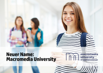 Studentinnen an der Macromedia University, Neuer Name seit Oktober 2025