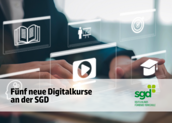 Schaubild Digitalkurse KI und agiles Arbeiten an der sgd Darmstadt
